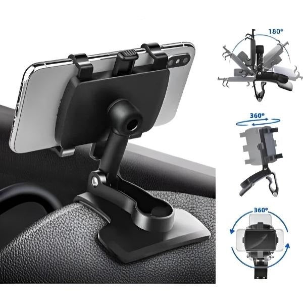 Adjustable Car Dashboard Phone Mount Clip
