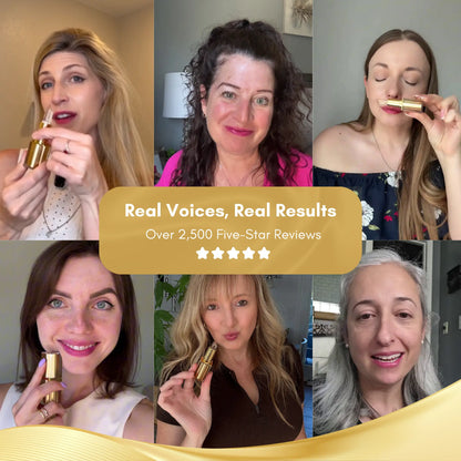 TrueTone pH Adjusting Lipstick with Gold Flakes