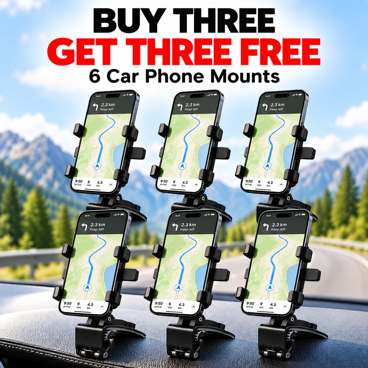Buy Three Get Three Free