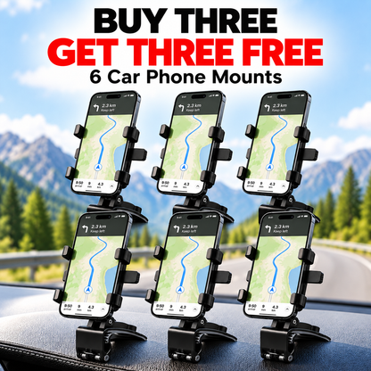 Adjustable Car Dashboard Phone Mount Clip
