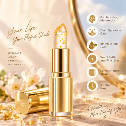 TrueTone pH Adjusting Lipstick with Gold Flakes