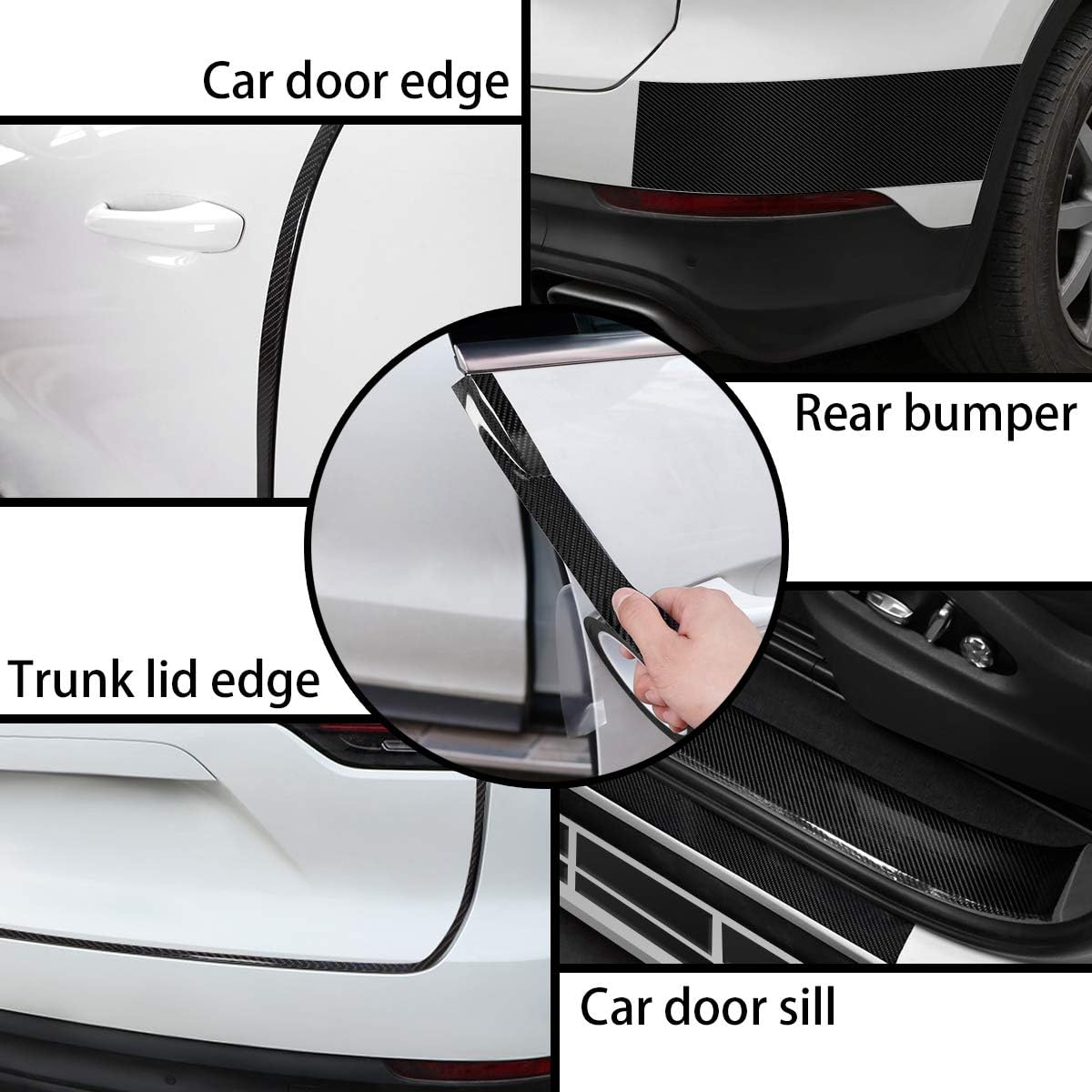 2" × 33Ft 5D Carbon Fiber Car Wrap Film — Real Texture, Easy DIY