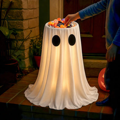 Glowing White Ghost Halloween Decoration