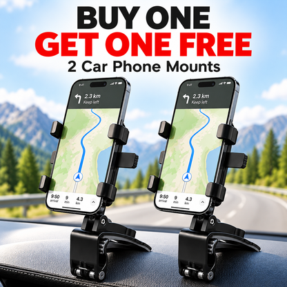 Adjustable Car Dashboard Phone Mount Clip