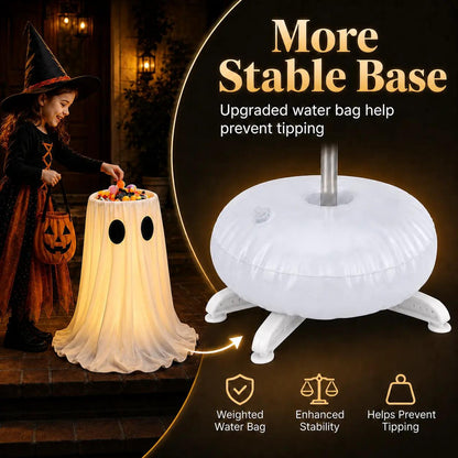 Glowing White Ghost Halloween Decoration